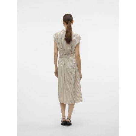 VMMYMILO SL CALF SHIRT DRESS W 271875010 Silve