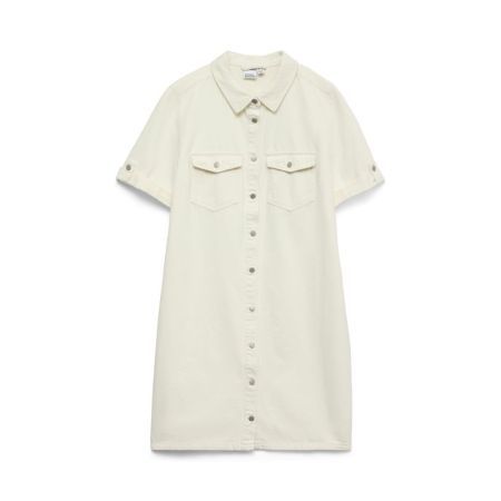 VMJENNIE SS SHORT DENIM DRESS 178857 Cloud Da