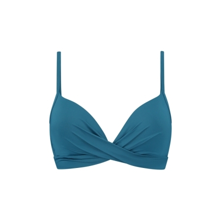 PADDED WIRED TOP 732 PETROL