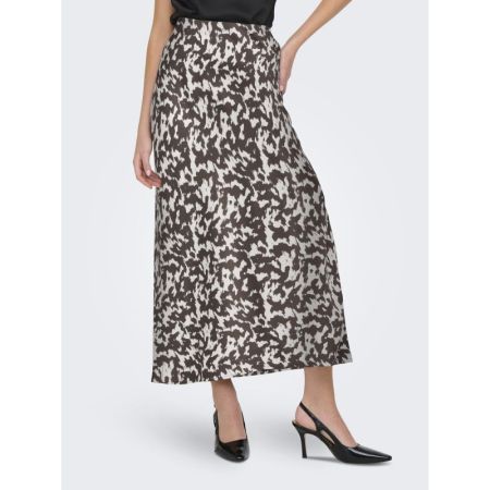 ONLCHIGO ANKEL SATIN SKIRT WVN 206971002 Mole/