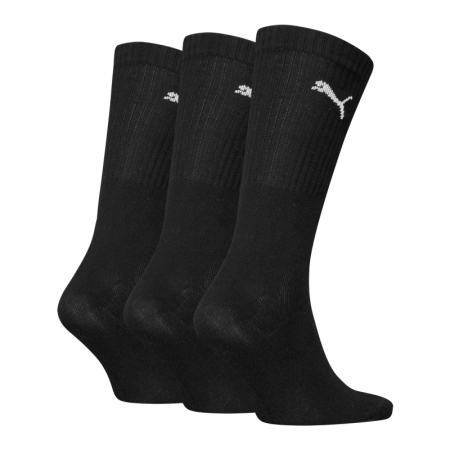 PUMA UNISEX CREW SOCK 3P 200 BLACK