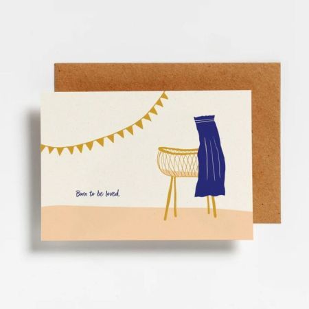Born to be loved blue multi