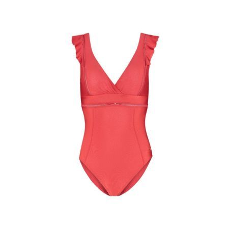 PADDED SWIMSUIT 478 RED SHINE