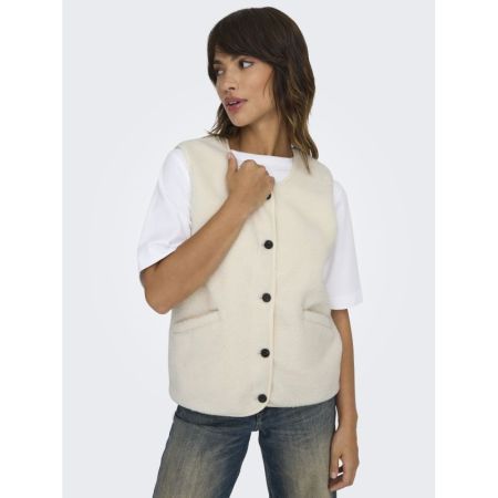 ONLBABY TEDDY VEST PNT CS 189959 Pumice S