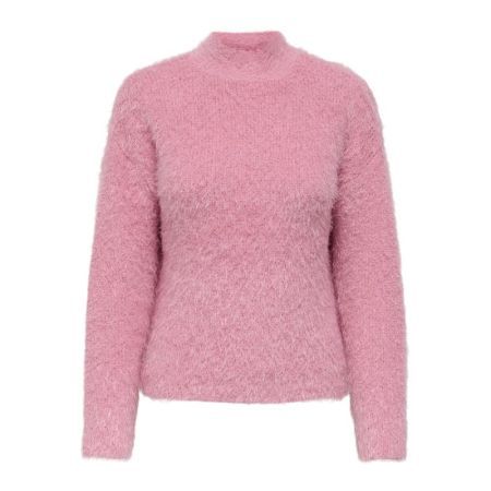 ONLLULU LS RIB HIGHNECK CC KNT 225876 Sea Pink