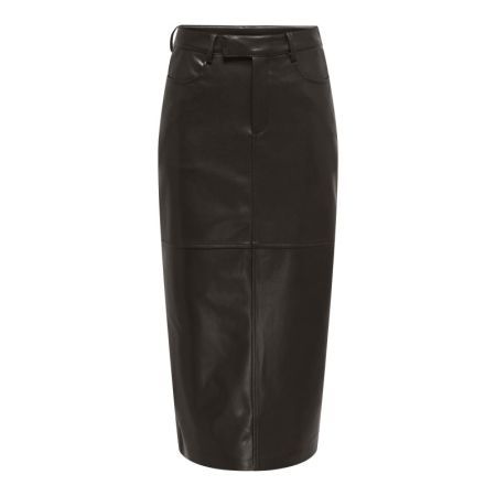 ONLVERONA FAUX LEATHER LONG SK 244915 Chocolat