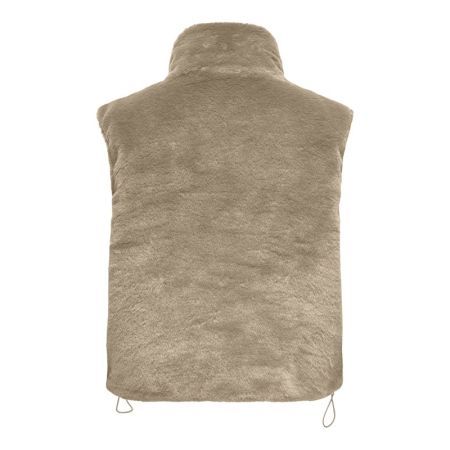 ONLDANA LIFE FAUX FUR WAISTCOA 177927 Silver M