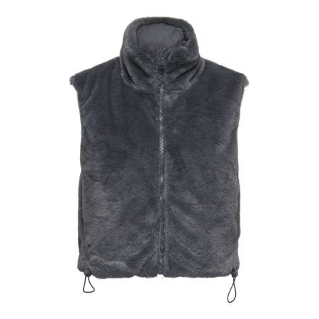 ONLDANA LIFE FAUX FUR WAISTCOA 209350 Blackene