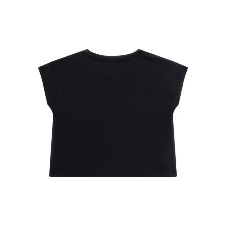CROP SS T-SHIRT JBLK JET BLACK