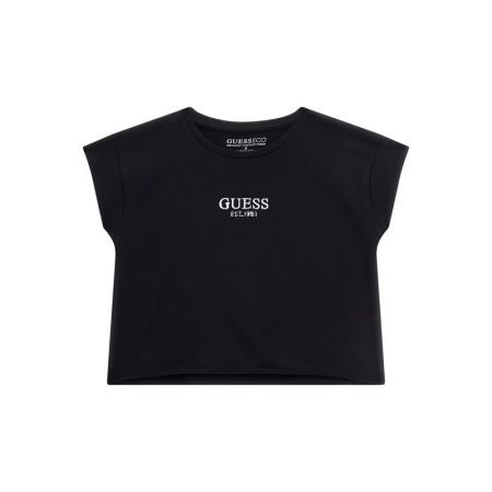 CROP SS T-SHIRT JBLK JET BLACK