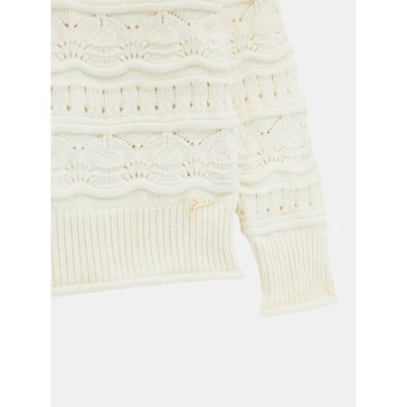 LS SWEATER G012 CREAM WHIT