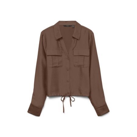 VMTOMA LS TIE SHIRT WVN 288475 Cocoa Br