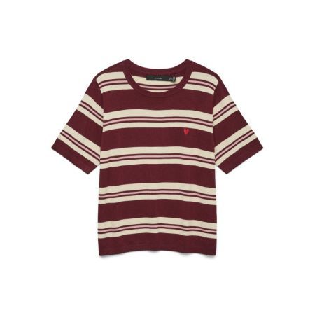 VMCARMELIA SS O-NECK PULLOVER 198929001 Syrah