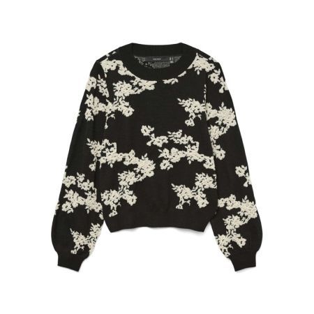 VMNANCY LS O-NECK PULLOVER BOO 177868003 Black