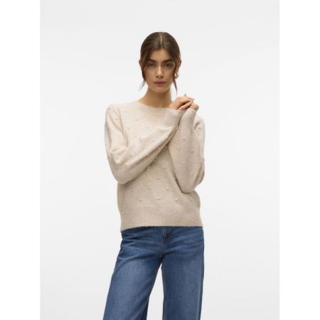 VMFRANCESCA LS O-NECK PULLOVER 222913001 Birch