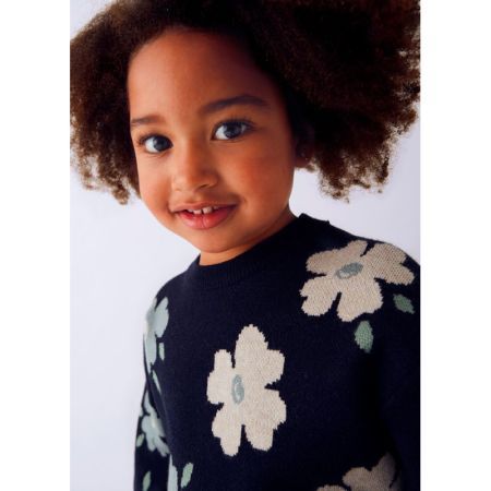 JACQUARD JUMPER 085 PETROLEUM
