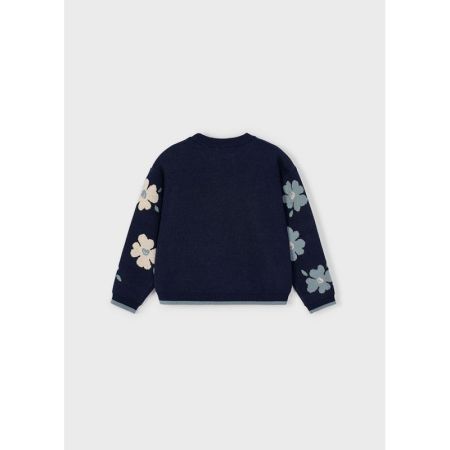JACQUARD JUMPER 085 PETROLEUM