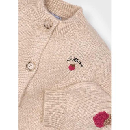 FANTASY KNIT CARDIGAN 010 SESAME
