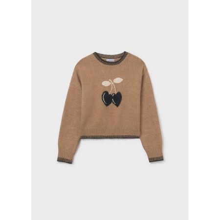 JACKQUARD JUMPER 093 CAMEL