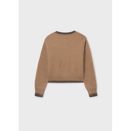 JACKQUARD JUMPER 093 CAMEL