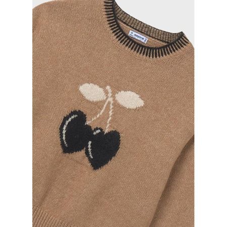JACKQUARD JUMPER 093 CAMEL