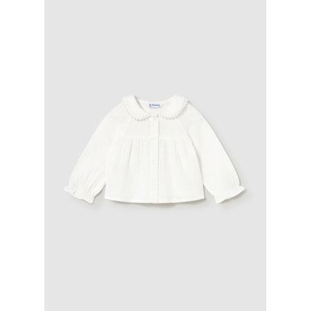 PLUMETI CHIFFON BLOUSE 010 CREAM