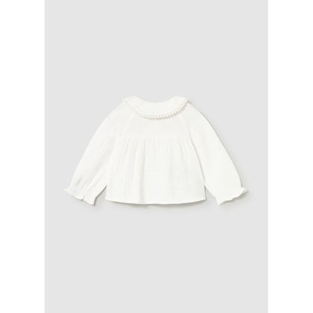 PLUMETI CHIFFON BLOUSE 010 CREAM