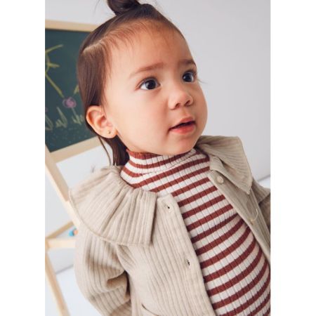 KNIT JACKET 043 H. SAND