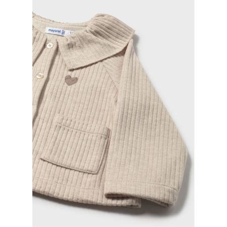 KNIT JACKET 043 H. SAND