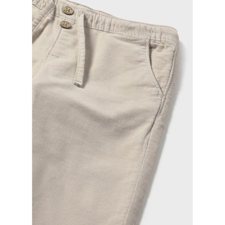 MICRO-CORD LINED TROUSERS 090 COL. MOLE