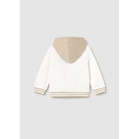 HOODED PULLOVER 031 CREAM