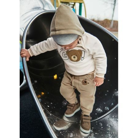 FLEECE TROUSERS 079 LATTE