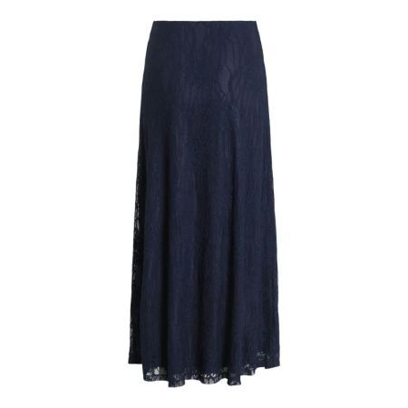VIFEMMA HW LACE ANKLE SKIRT 227515 Navy Bla