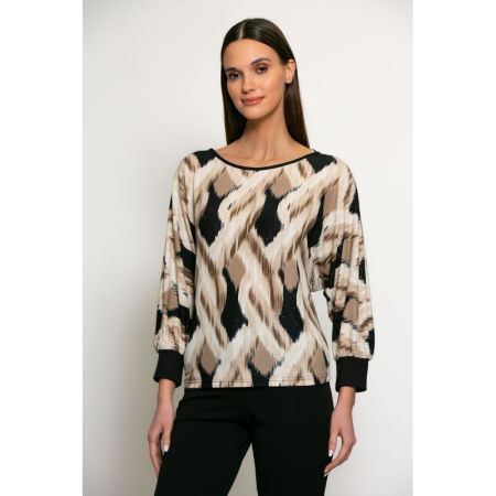 SHIRT BEIGE GLOW PRINT