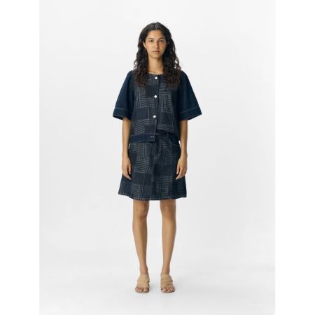 OBJWARA DNM RE SHORT SKIRT CC3 183500 Dark Blu