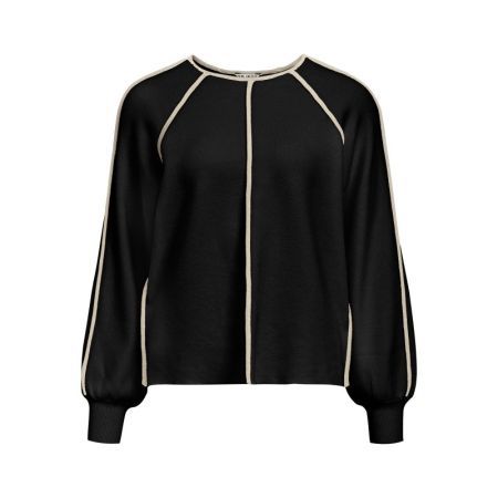 OBJREYNARD LS LO CONTRAST PULL 177981002 Black