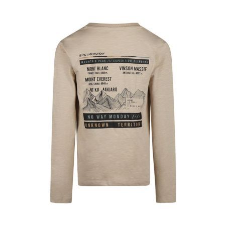 T-SHIRT LS LIGHT GREY