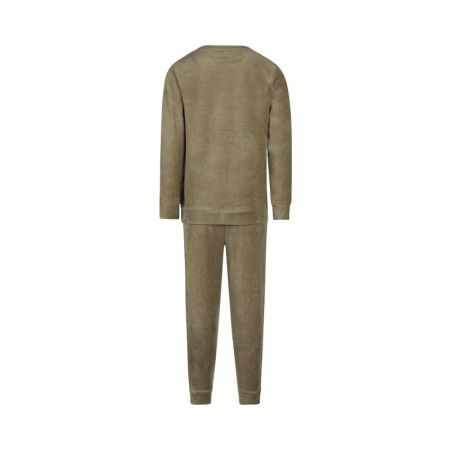 Boys velours set F41 Faded green
