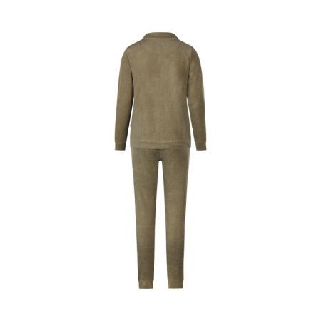 Women velours set F41 Faded green