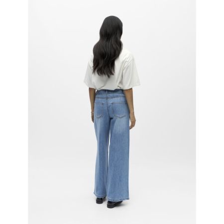 OBJROSIE MW WIDE JEANS NOOS 178832 Light Bl