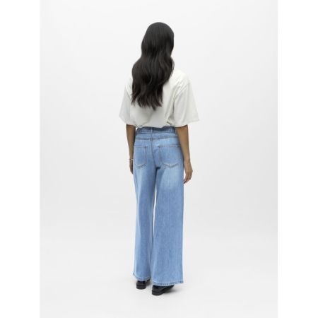 OBJROSIE MW WIDE JEANS NOOS 178832 Light Bl