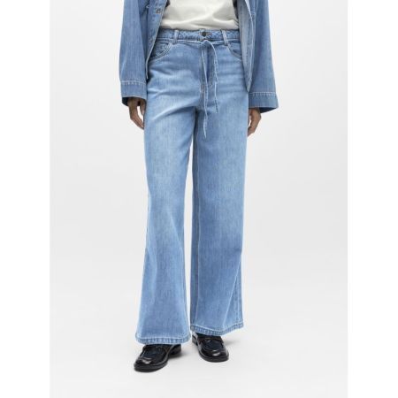 OBJROSIE MW WIDE JEANS NOOS 178832 Light Bl