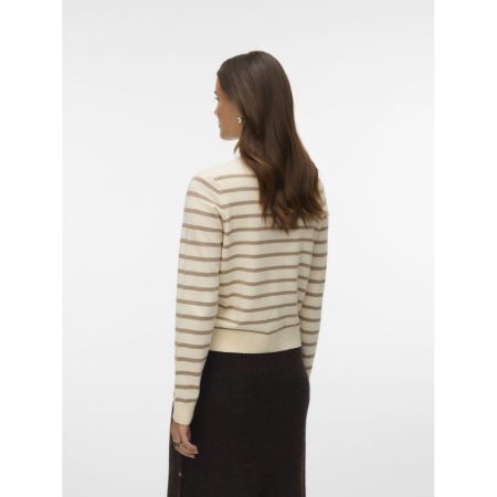 VMSABA PLAIN LS O-NECK CARDIGA 222913003 Birch