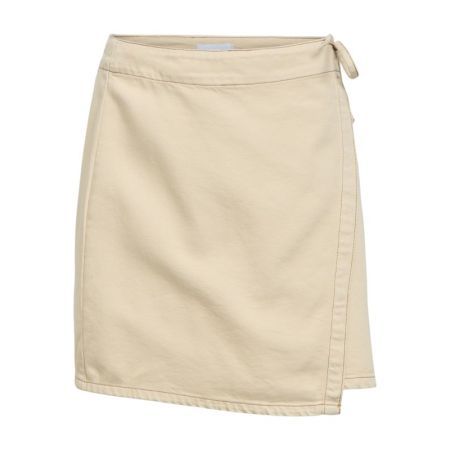 OBJROSIE MW DENIM SHORT WRAP S 178433001 Birch