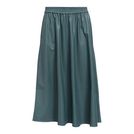 OBJEMERY MW LOSE COATED SKIRT 305708 Dark Sla