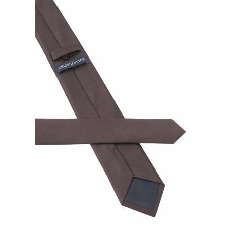 TIE SOLID 20 DARK BROWN