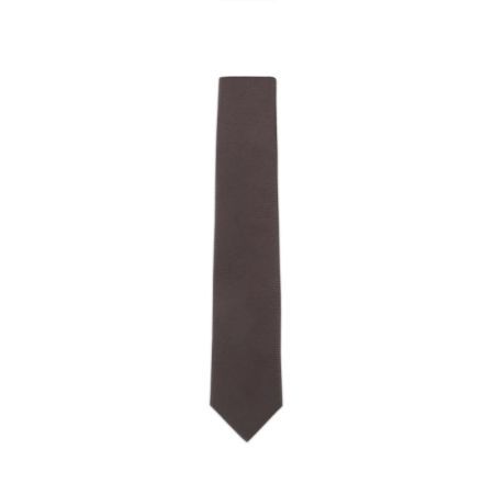 TIE SOLID 20 DARK BROWN
