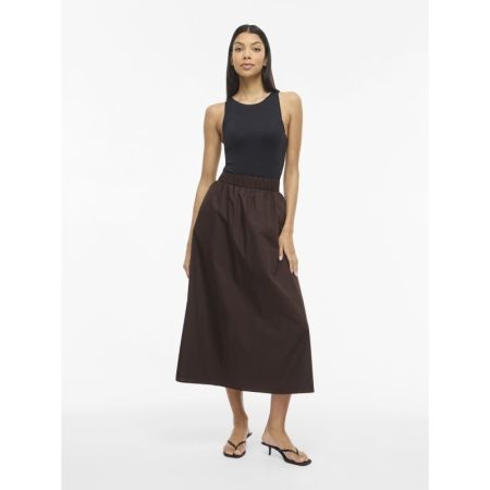 VISOPHIE HW ANKLE SKIRT - NOOS 196326 Coffee B