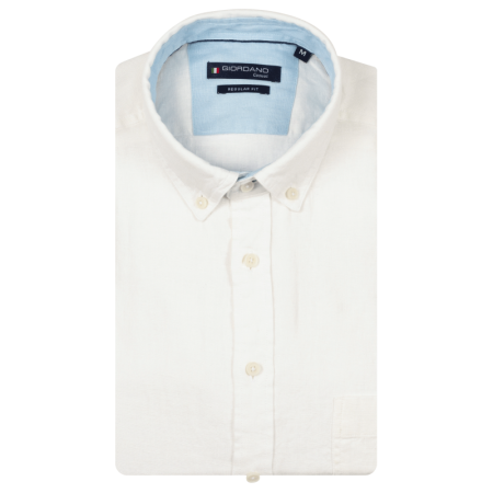 IVY LONG SLEEVE BUTTON DOWN 10 BRIGHT WHITE