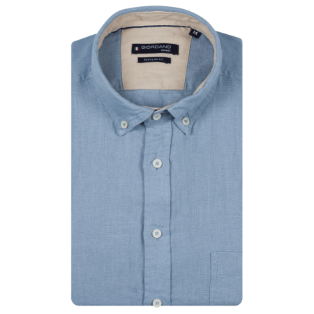 IVY LONG SLEEVE BUTTON DOWN 64 BLUE